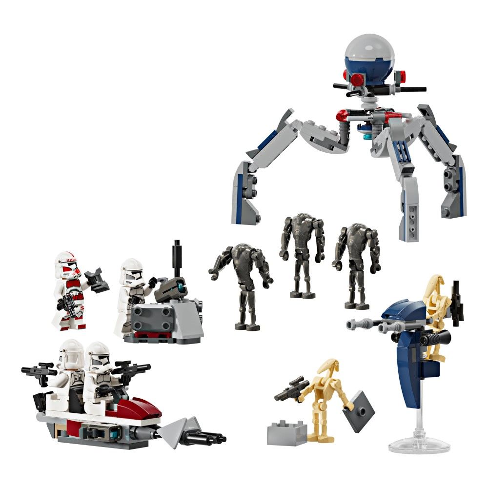 Pacote de Combate Clone Trooper e Battle Droid