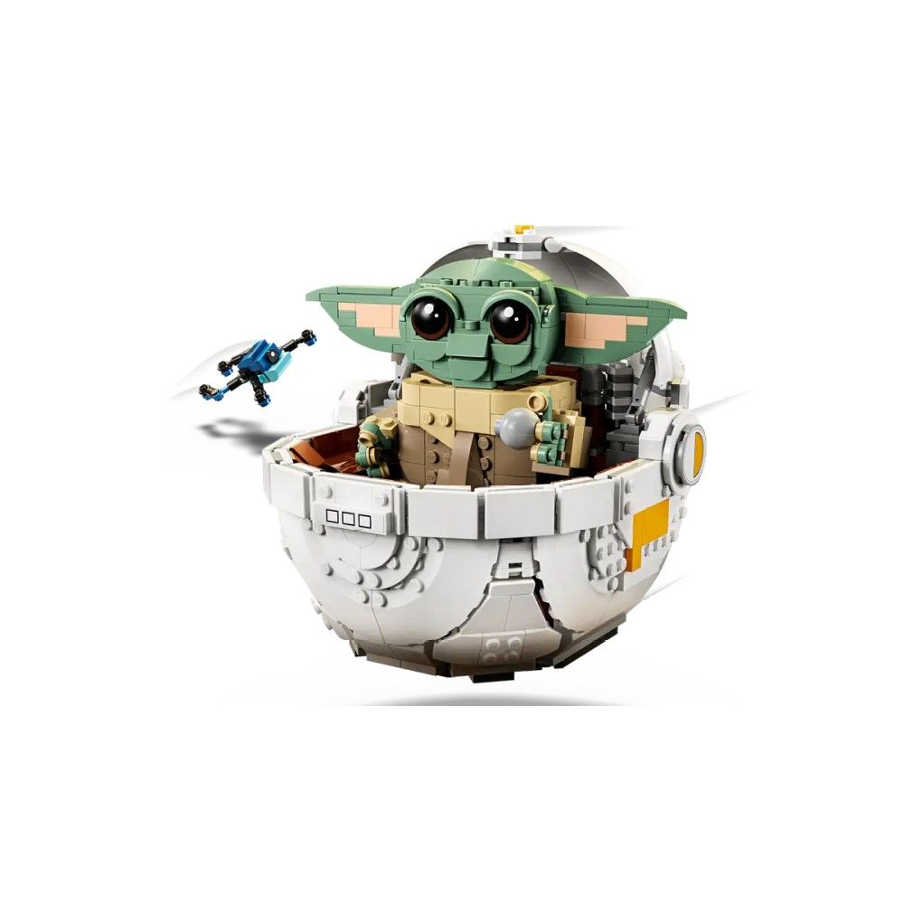 Grogu com Carrinho Planador