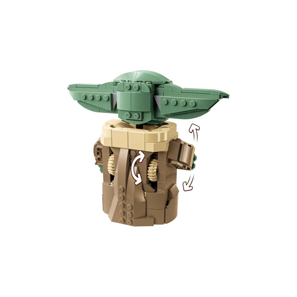 Grogu com Carrinho Planador