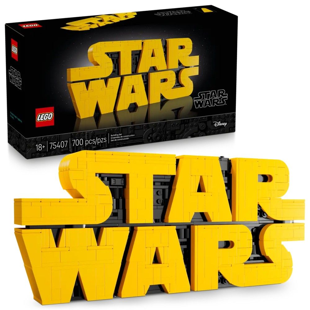 Logótipo Star Wars Construído com Peças