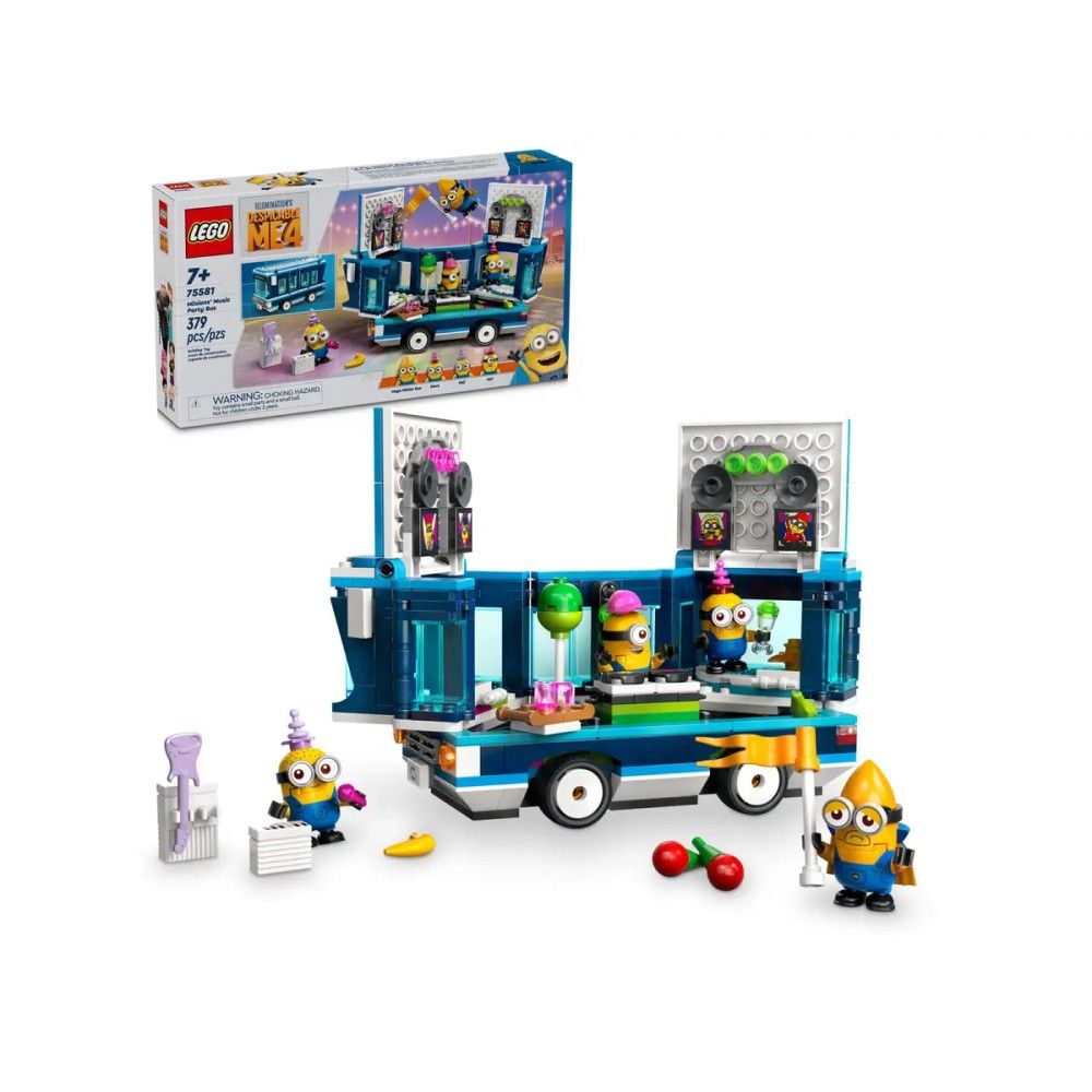 Autocarro de Festa com Música dos Minions