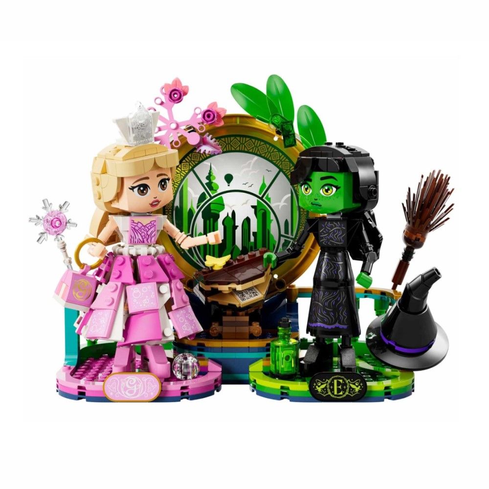 Figuras de Elphaba e Glinda