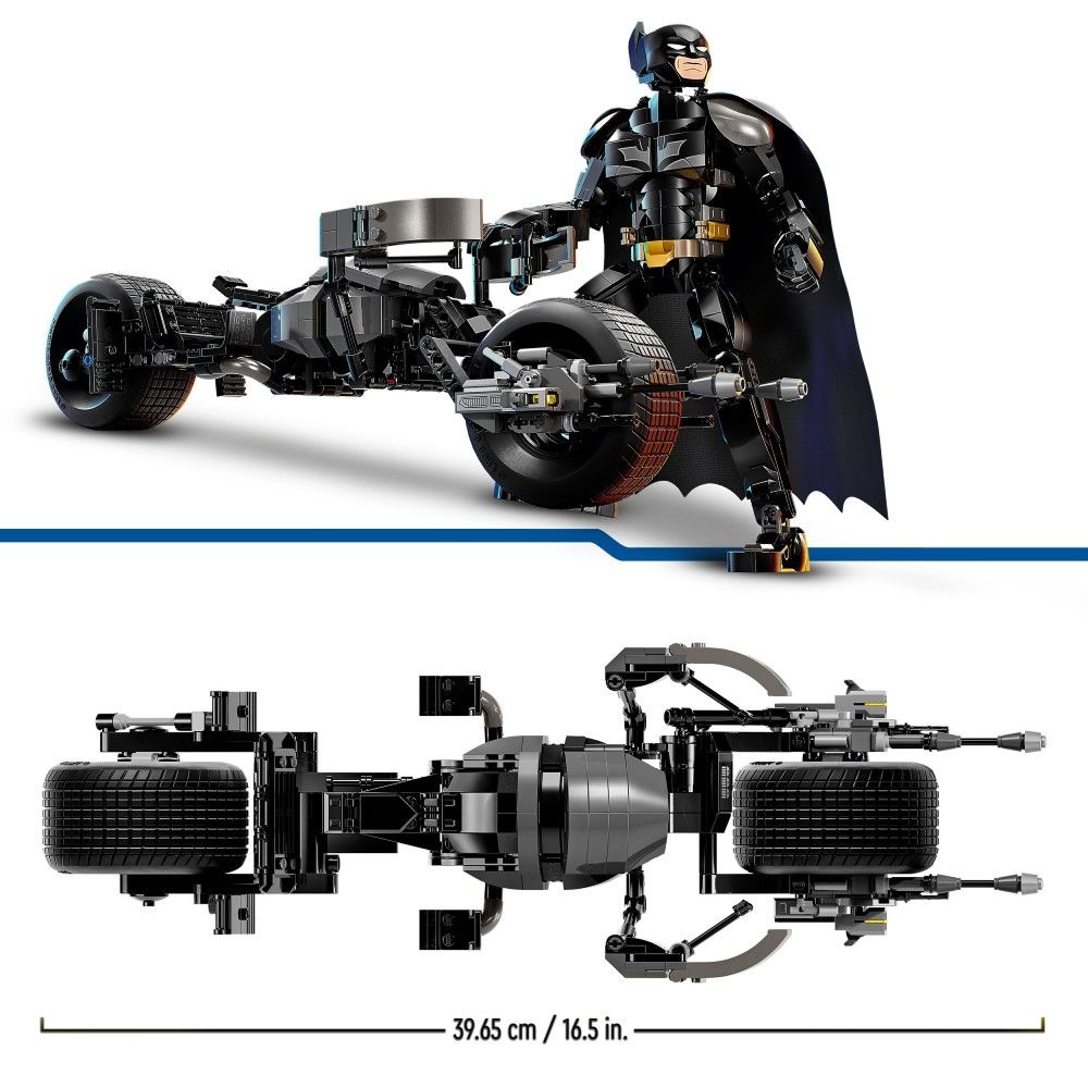 Figura de Construção do Batman e Mota Bat-Pod