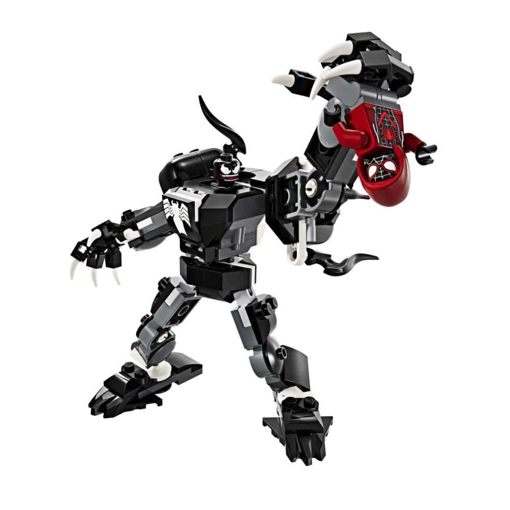 Armadura Mech Venom vs. Miles Morales