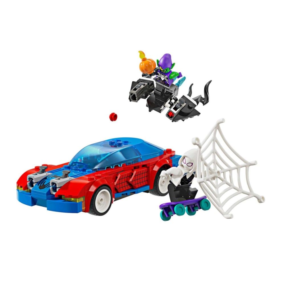 Carro de Corrida Spider-Man e Green Goblin Venom