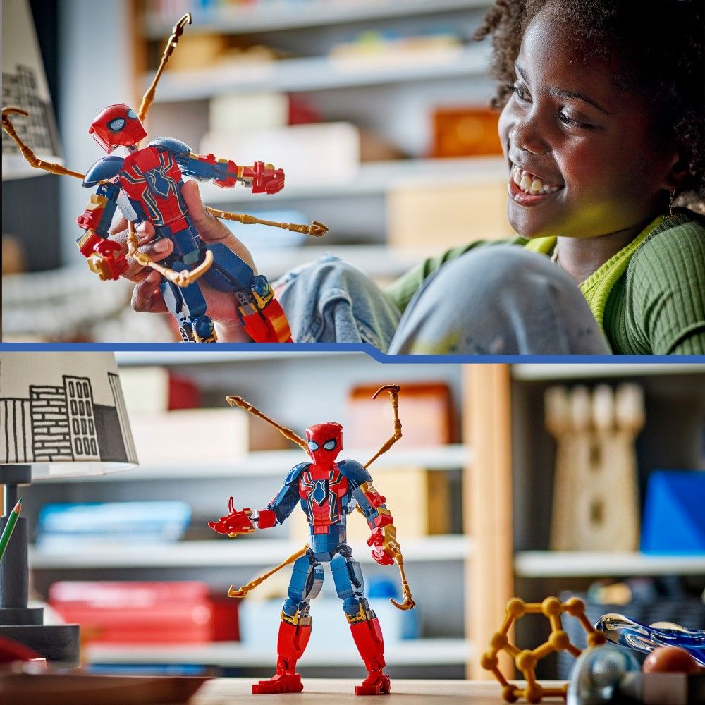 Figura de Construção do Iron Spider-Man