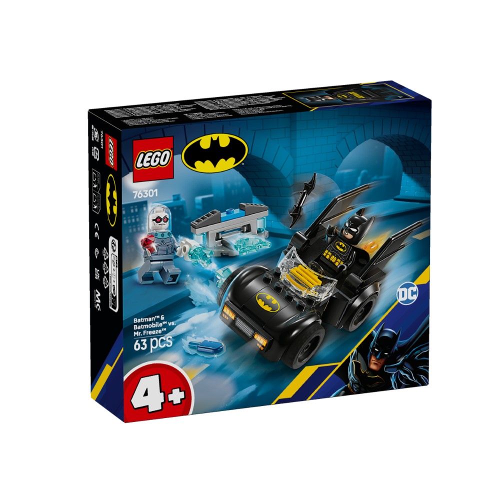 Batman e Batmobile contra Mr. Freeze