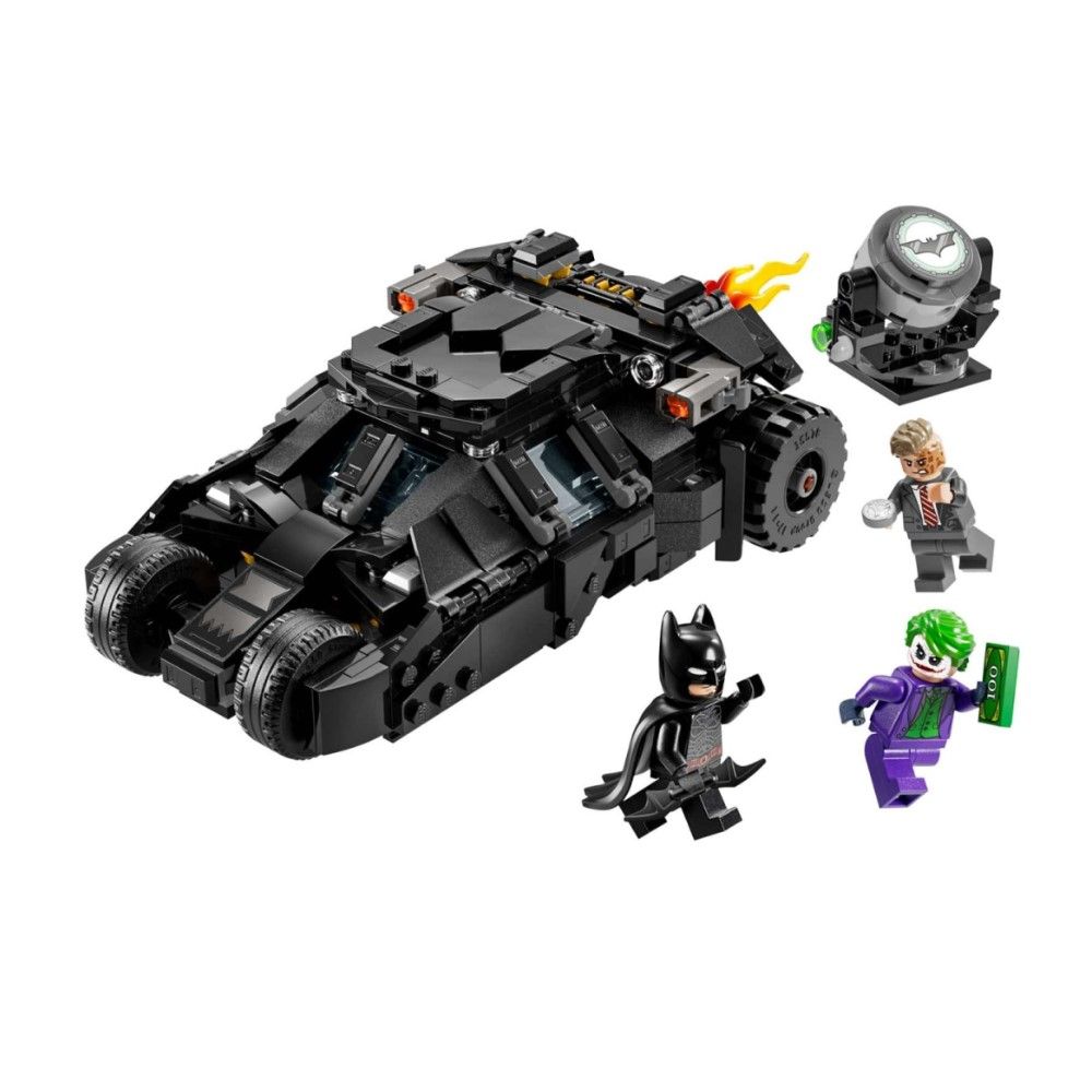 Batman Tumbler contra Two-Face e The Joker