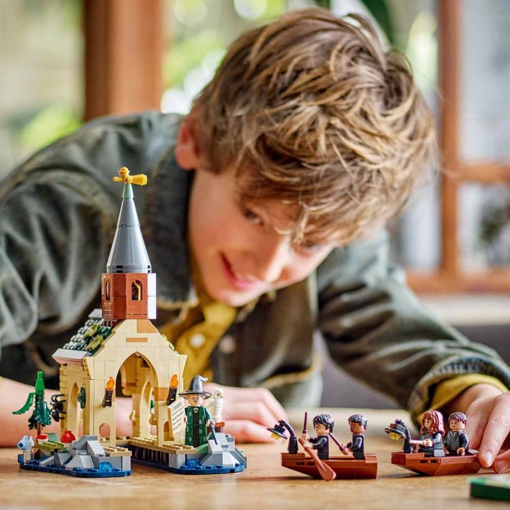 Casa dos barcos do Castelo de Hogwarts