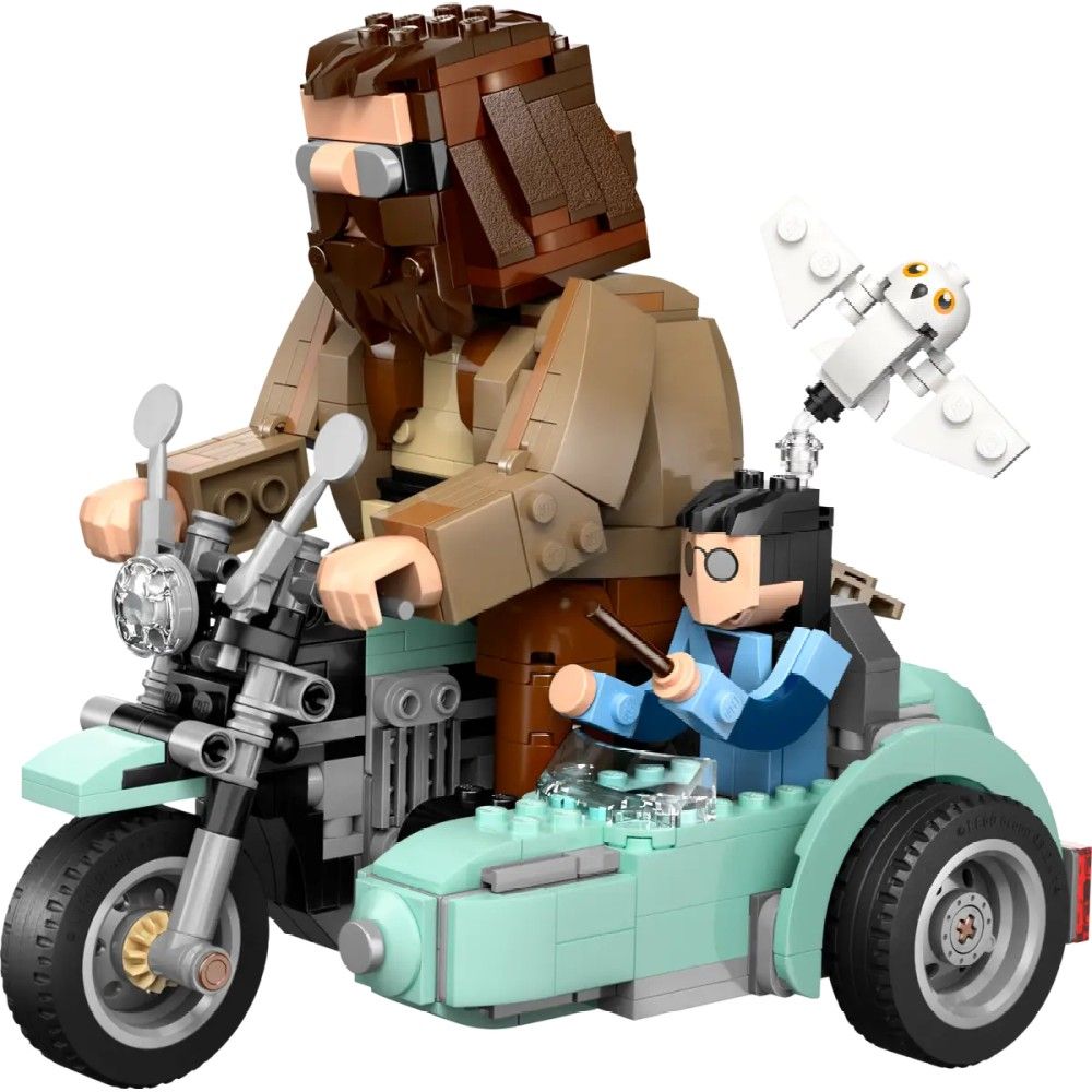 Passeio de Mota de Hagrid e Harry