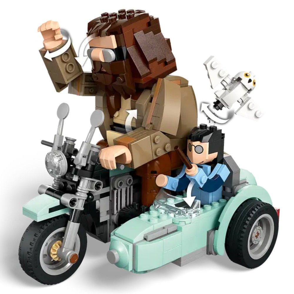 Passeio de Mota de Hagrid e Harry