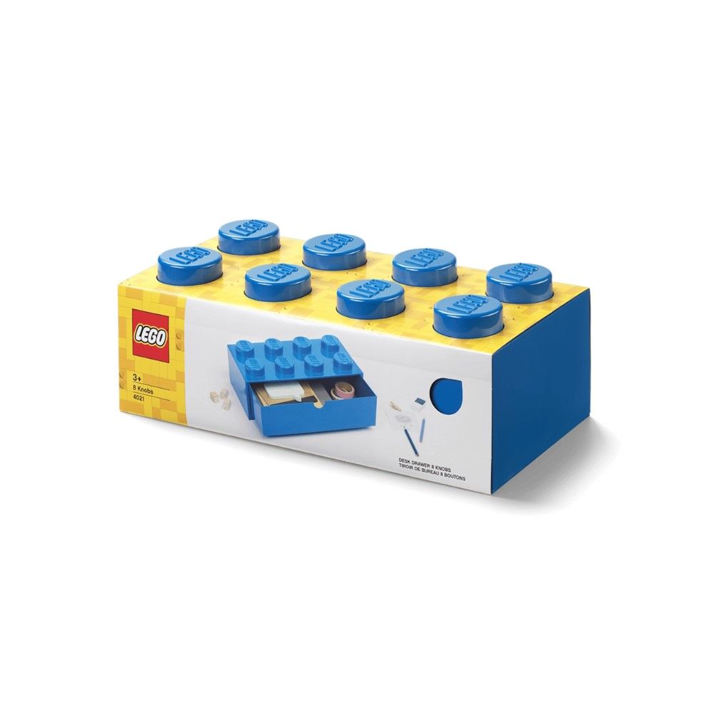 Lego Desk Drawer 8 - Azul