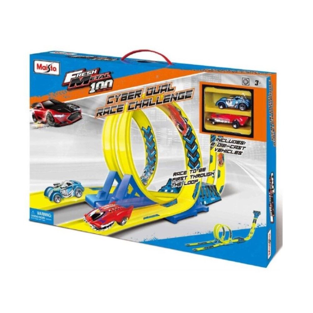 Pista de Looping Duplo (2 carros incluidos)