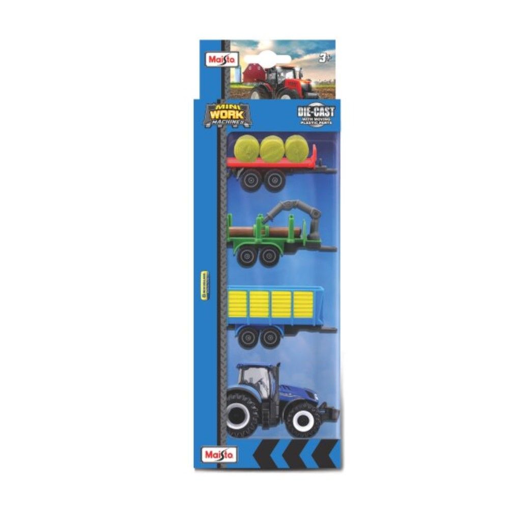 3" - Pack de Tractor com atrelados New Holand