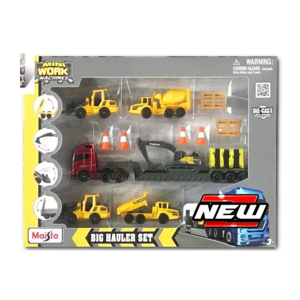 3" - Gift Set Mini Works - Máquinas de Construção