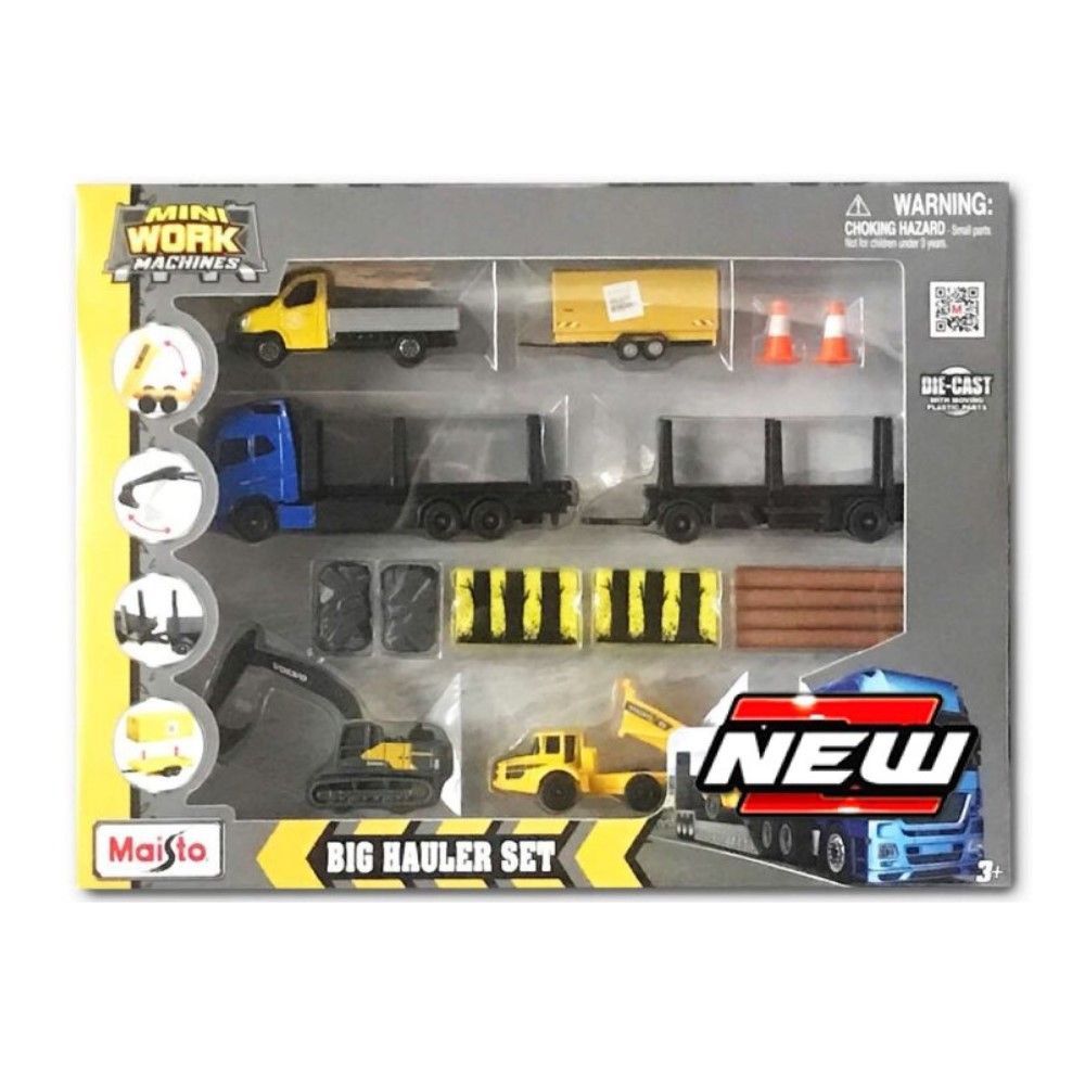 3" - Gift Set Mini Works - Máquinas, Camiões e Acessórios