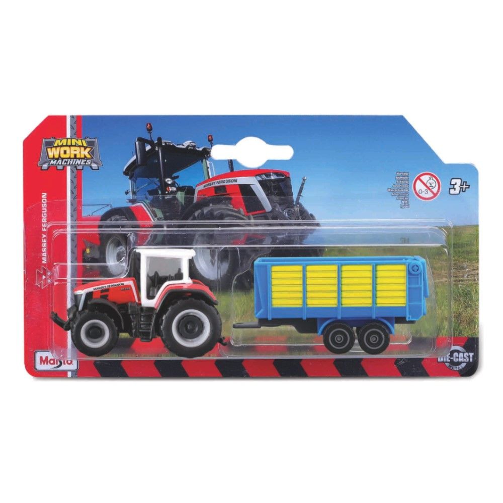 3" - Tractor Massey Ferguson 8S.265 com atrelado