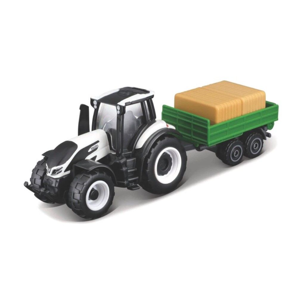 3" - Tractor Valtra M2/Q com atrelado de fardos