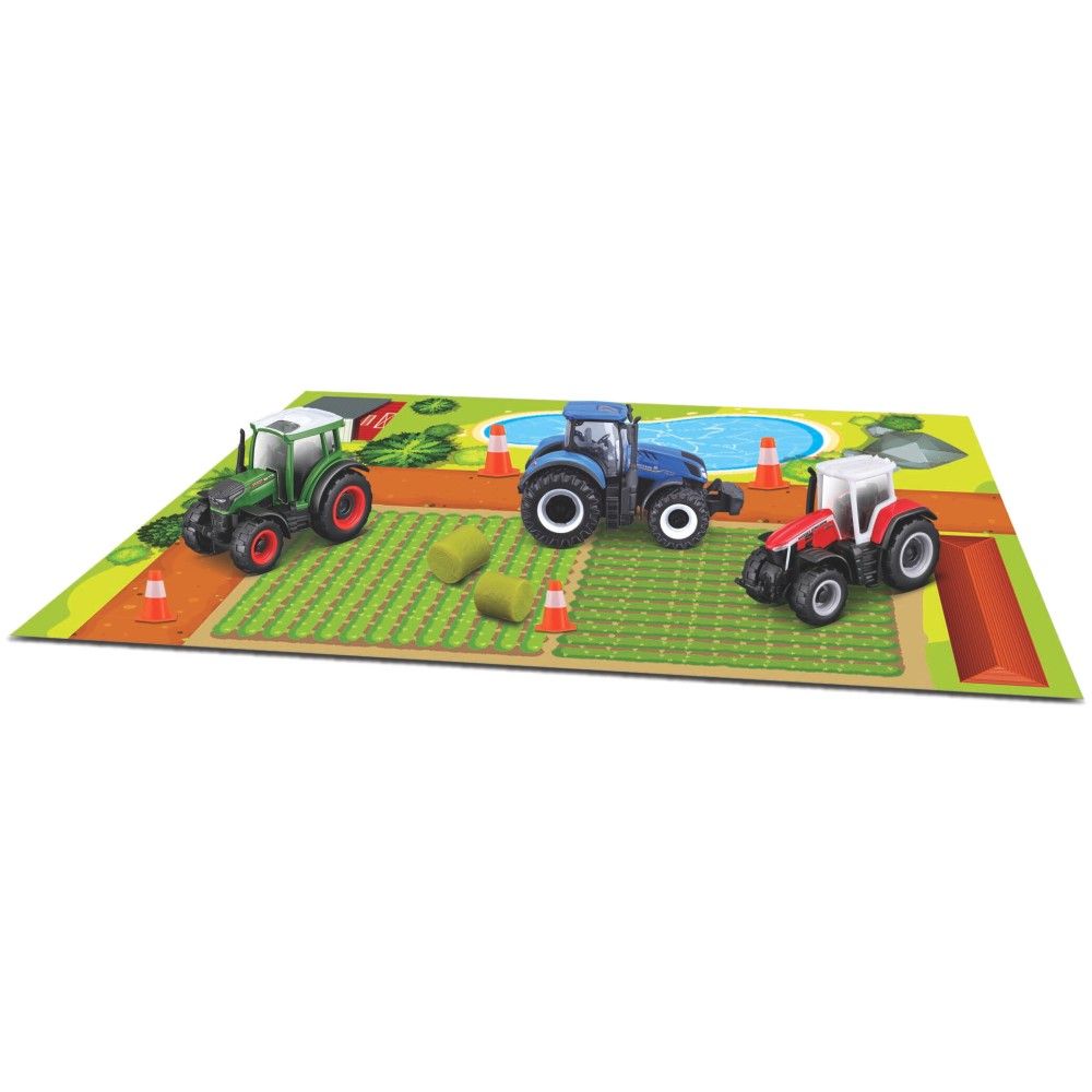 3" - Tractor New Holland com acessórios agrícolas