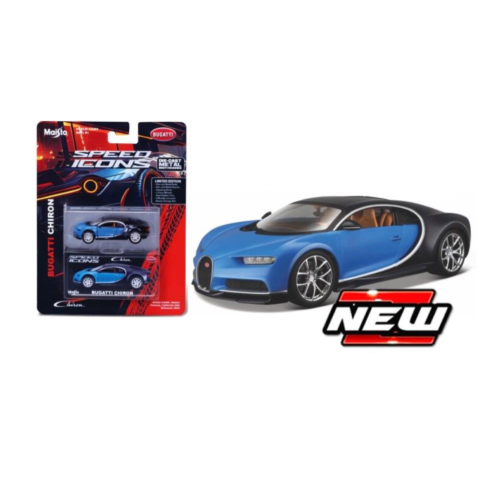 1/64 - Bugatti Chiron, azul