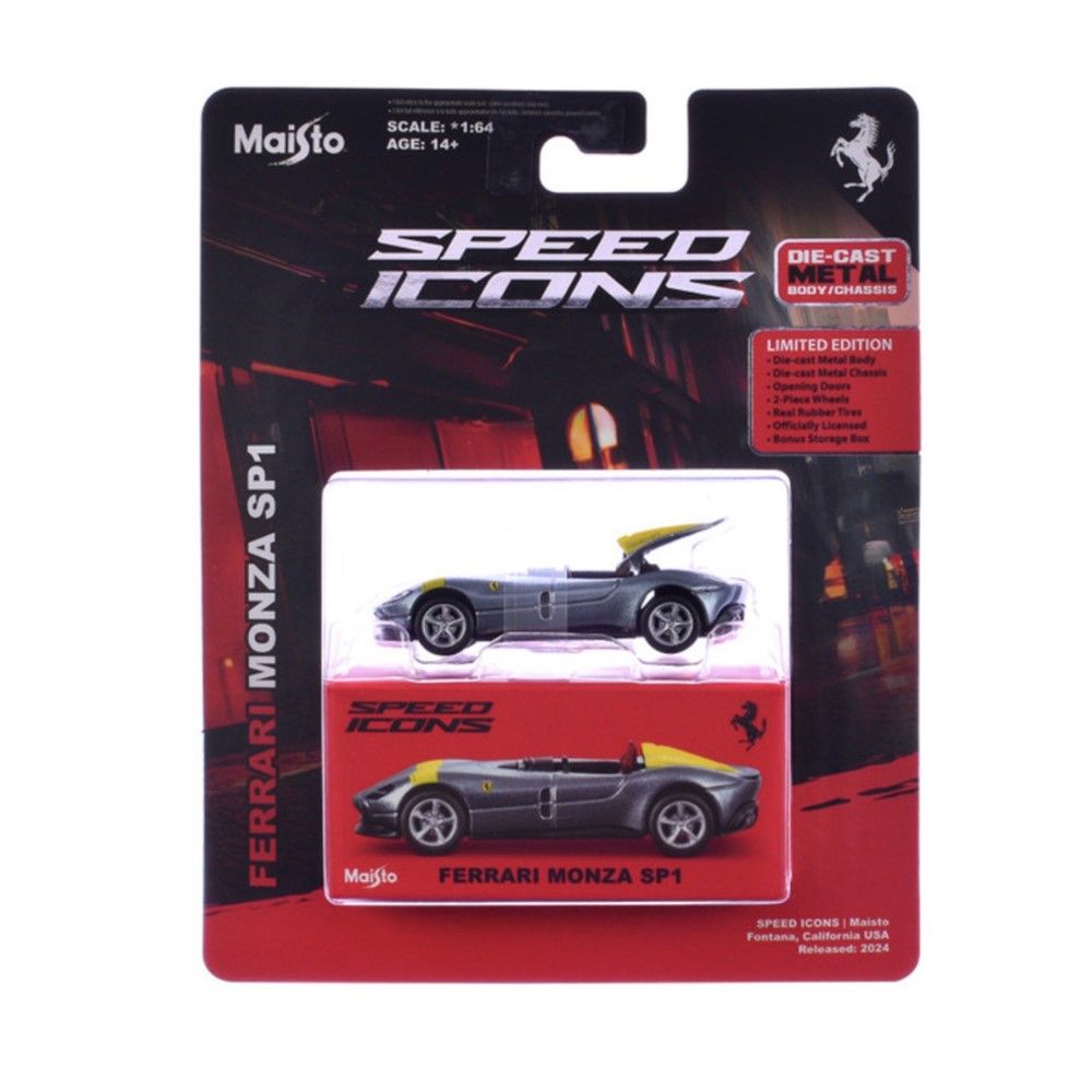 1/64 - Ferrari Monza SP-1 Cabriolet, cinza