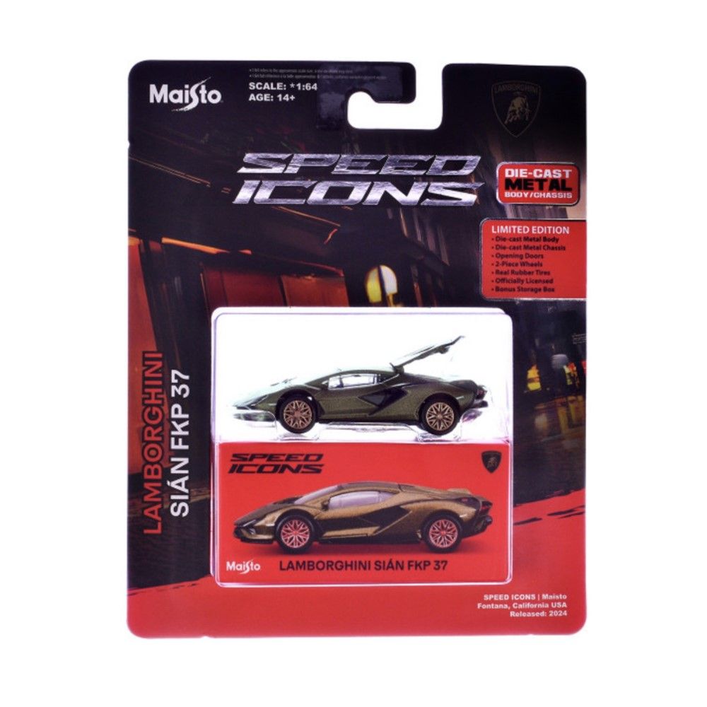 1/64 - Lamborghini Sian FKP 37, verde