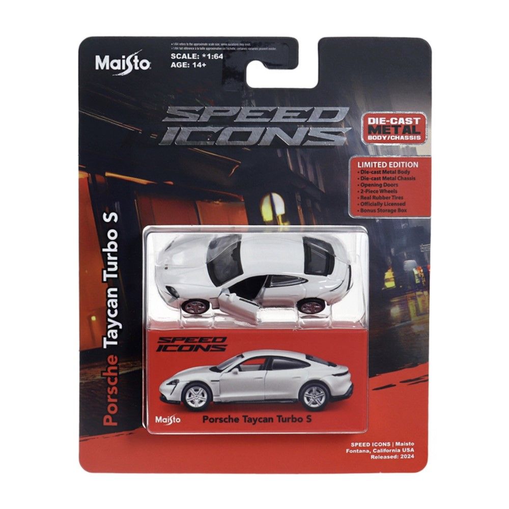 1/64 - Porsche Taycan Turbo S, branco