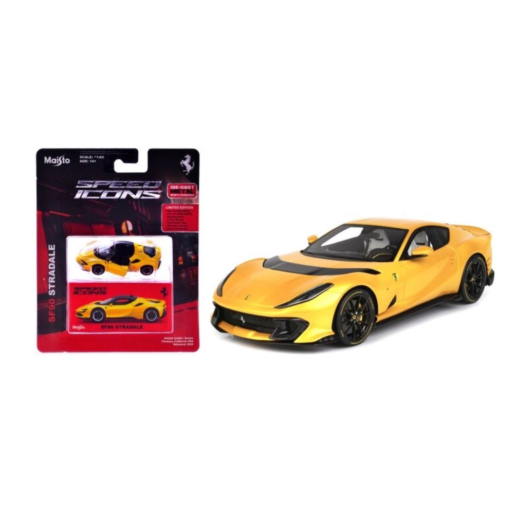 1/64 - Ferrari 812 Competizione, amarelo