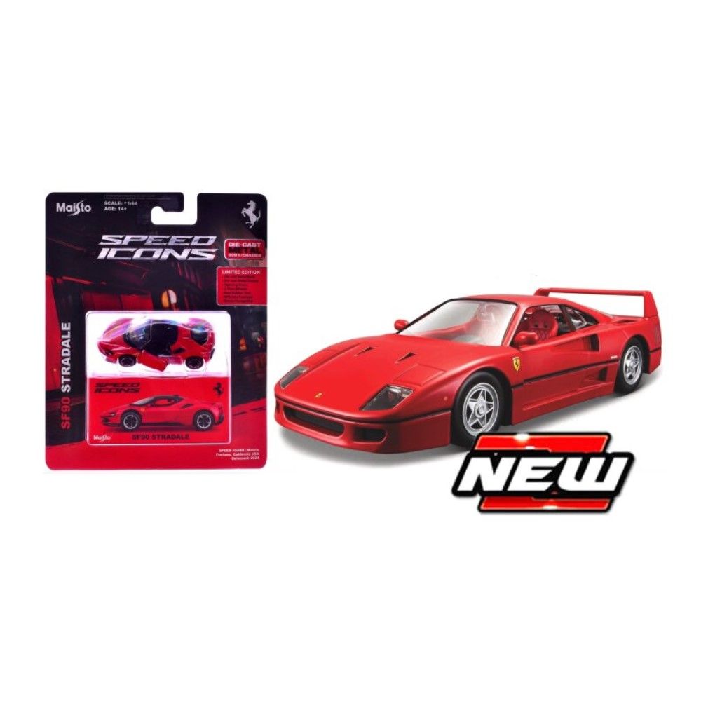 1/64 - Ferrari F40, vermelho