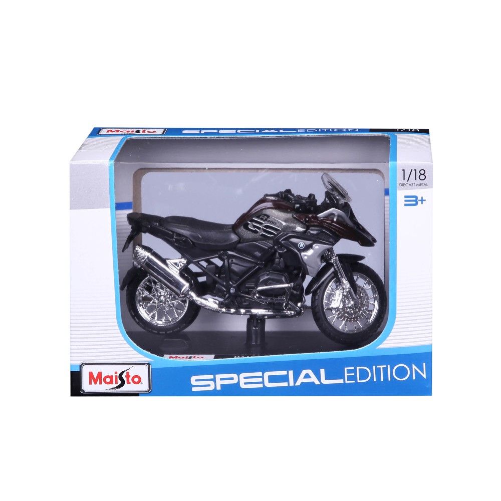 1/18 - BMW R 1200 GS, preto, 2017