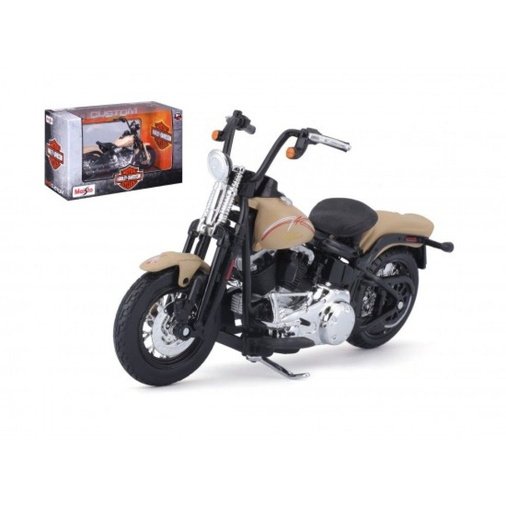 1/18 - Harley Davidson FLSTSB Cross Bones, Bege, 2008
