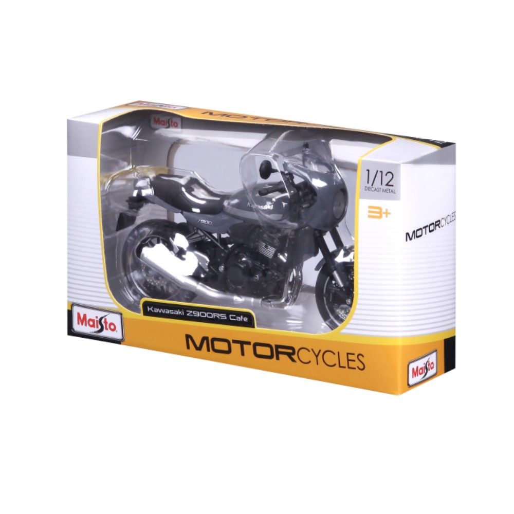 1/12 - Kawasaki Z900RS Café, cinza_preto