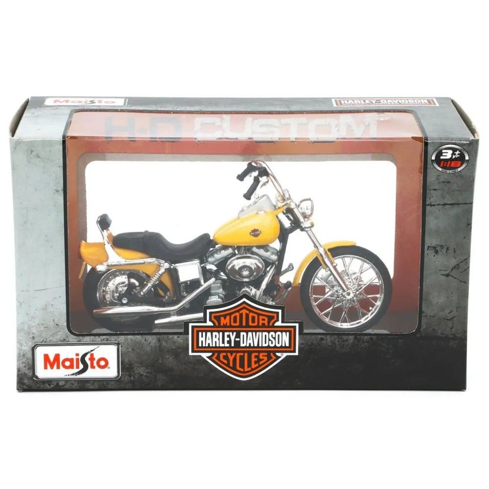 1/18 - Harley Davidson FXDWG Dyna Glide Wide, 2001