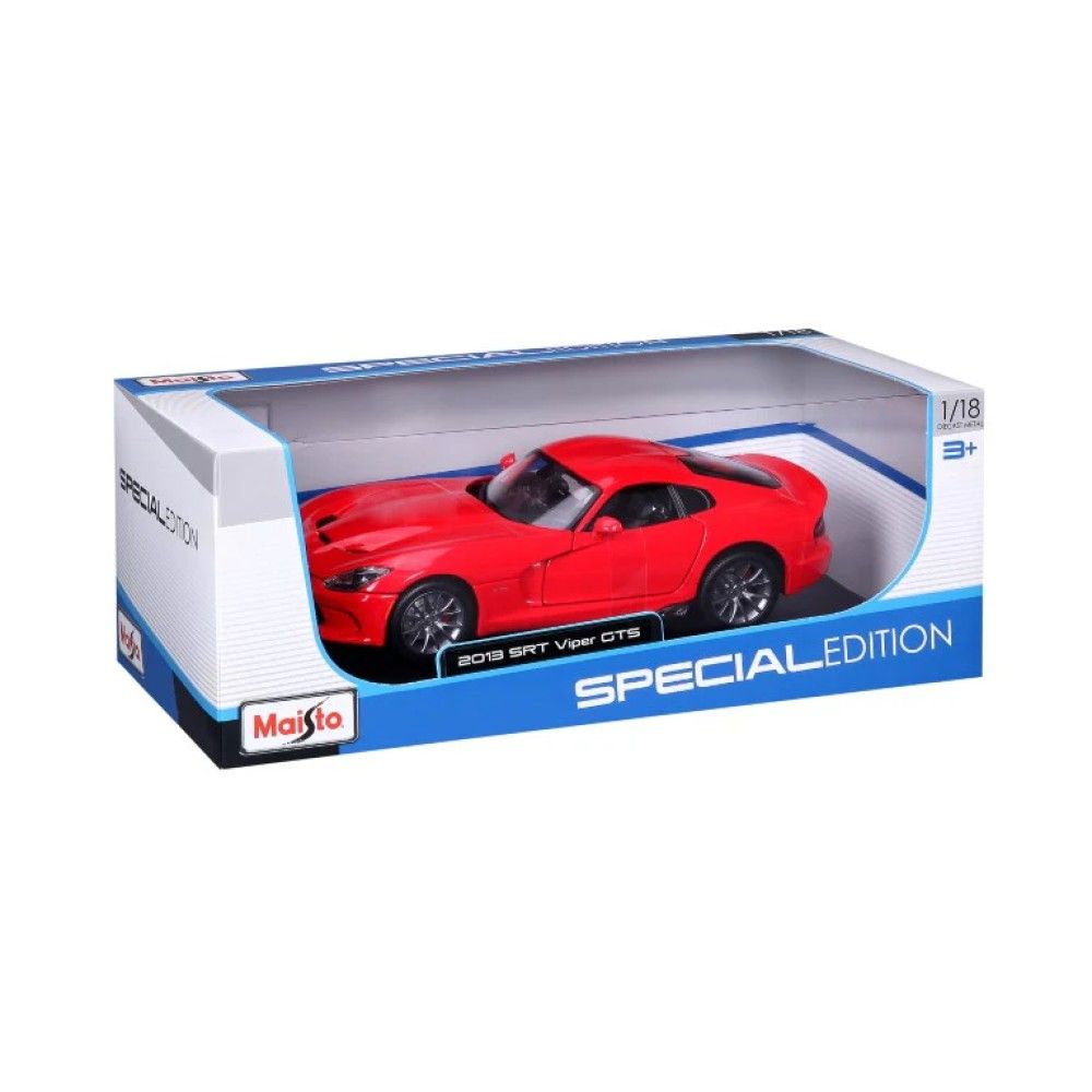 1/18 - Dodge Viper SRT GTS, Vermelho, 2013