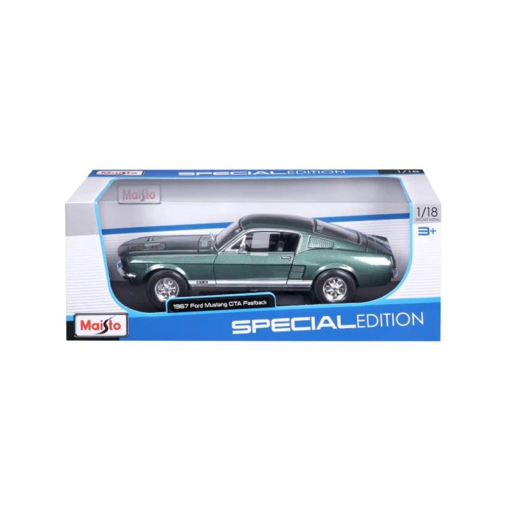 1/18 - Ford Mustang GTA Fastback, Verde, 1967