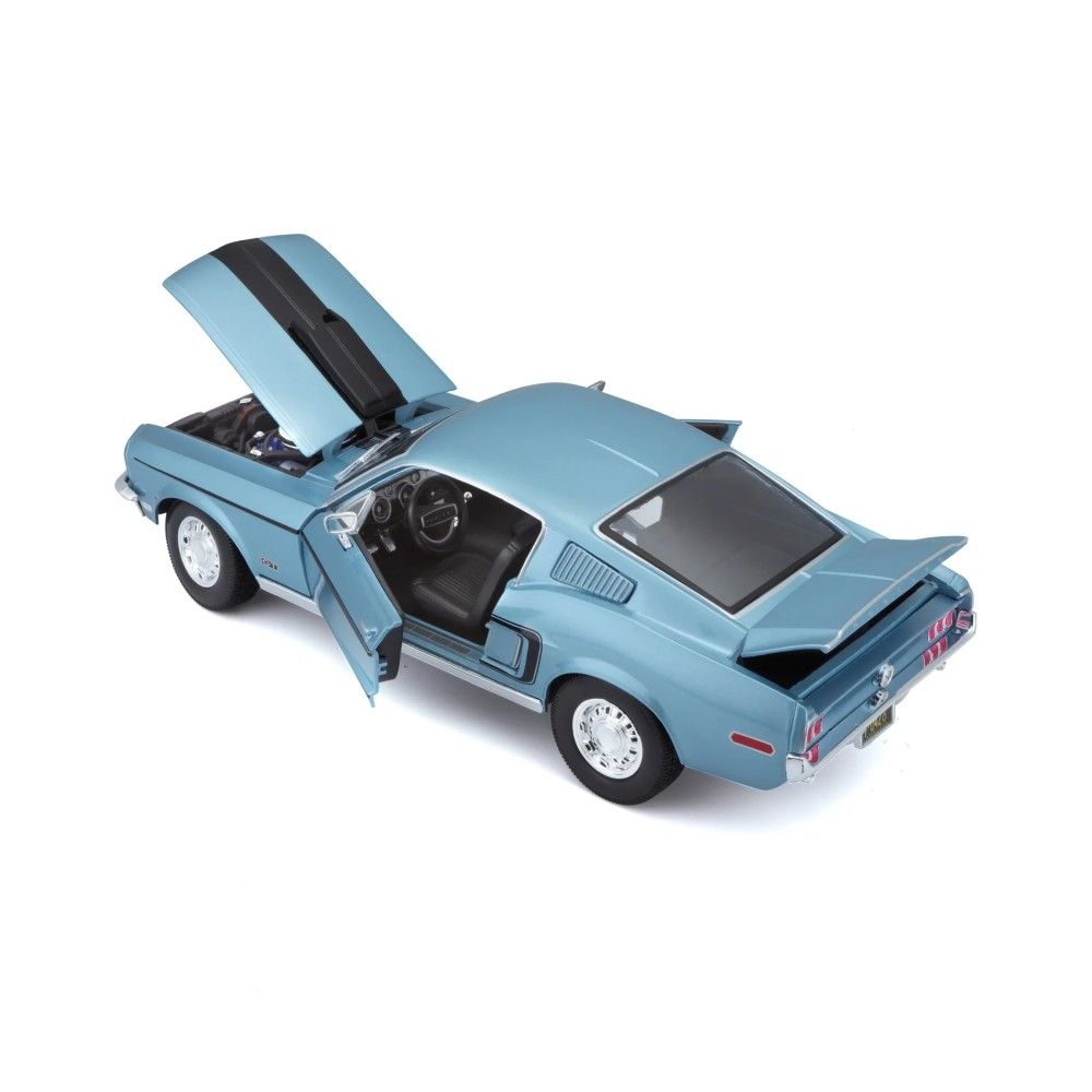 1/18 - Ford Mustang GT Cobra Jet, Azul, 1968