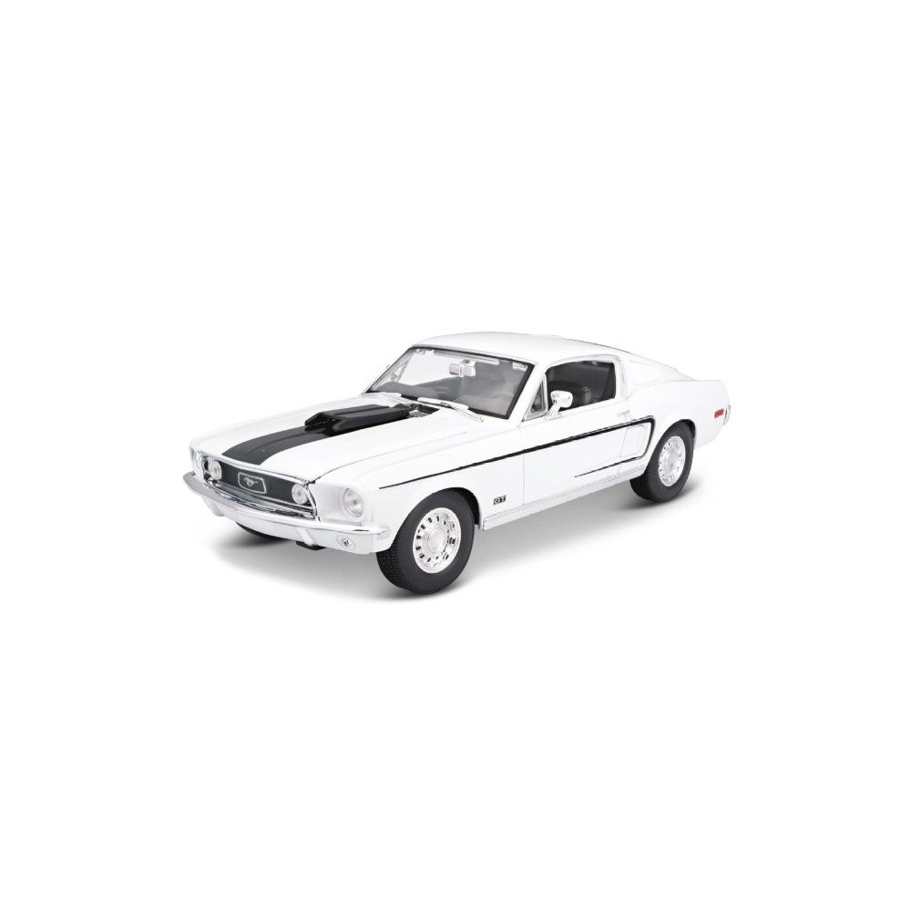 1/18 - Ford Mustang GT Cobra Jet, Branco, 1968