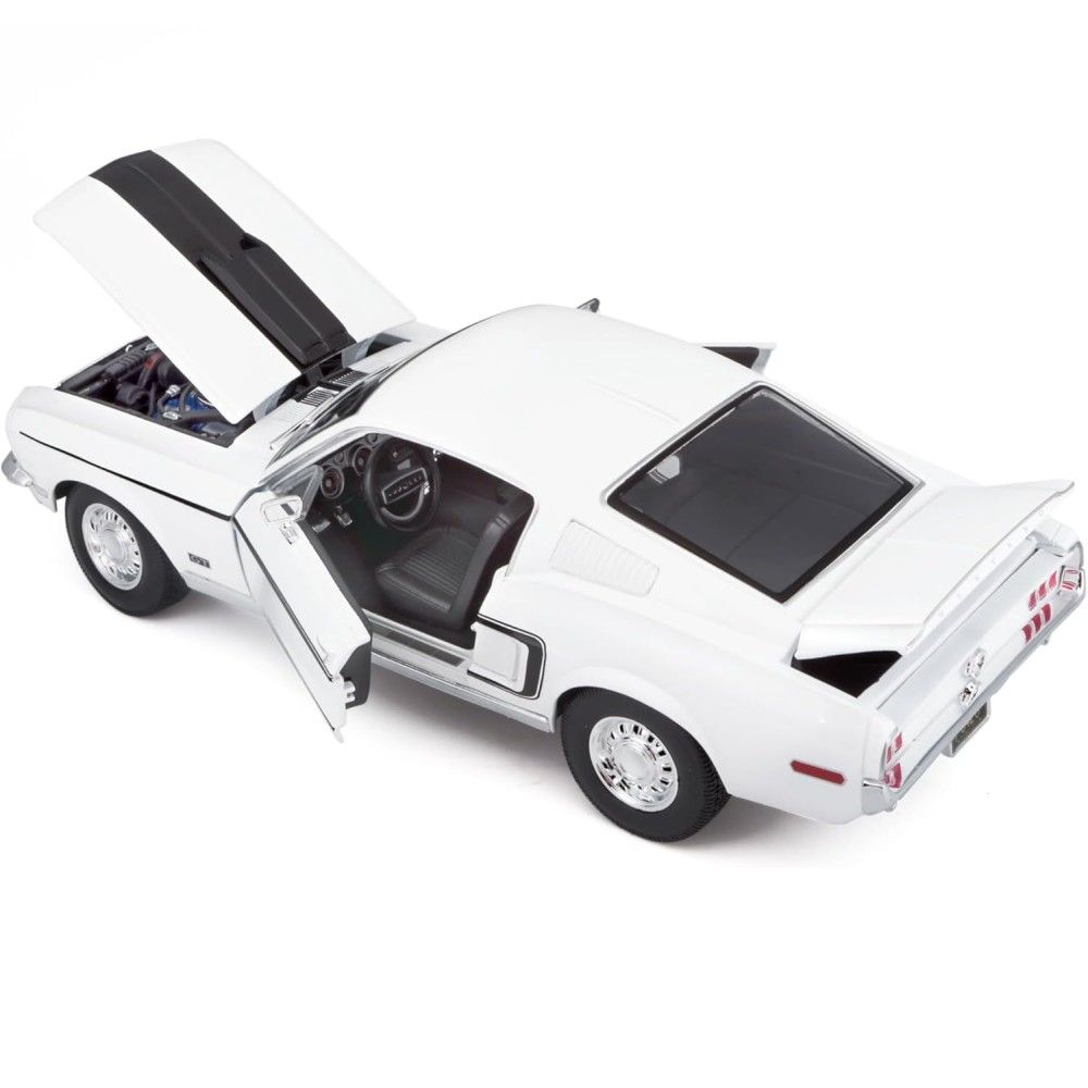 1/18 - Ford Mustang GT Cobra Jet, Branco, 1968