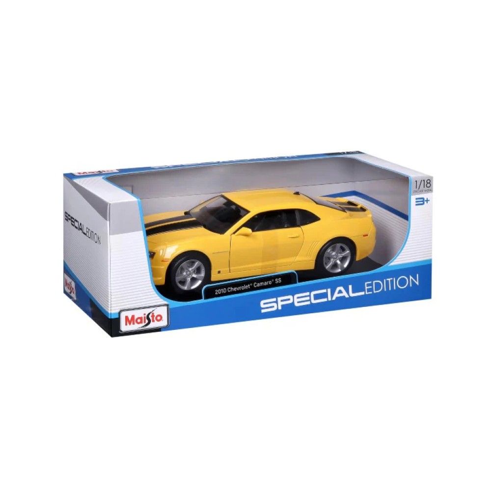 1/18 - Chevrolet Camaro SS RS, Amarelo, 2010