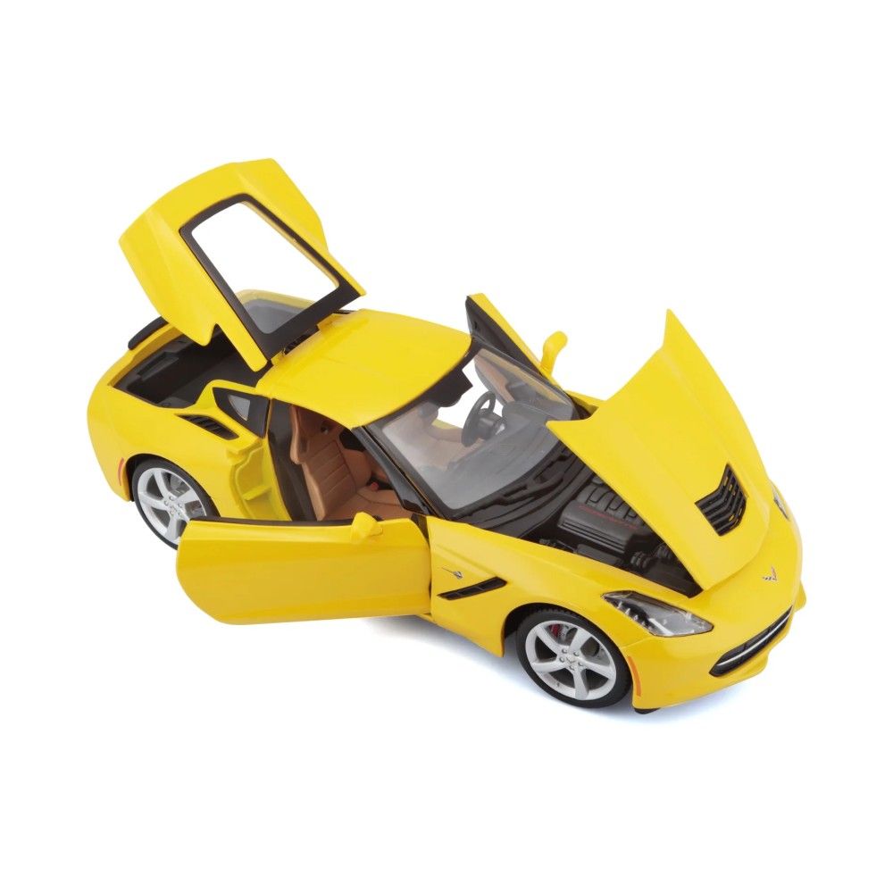 1/18 - Chevrolet Corvette Stingray (C7), Amarelo, 2014