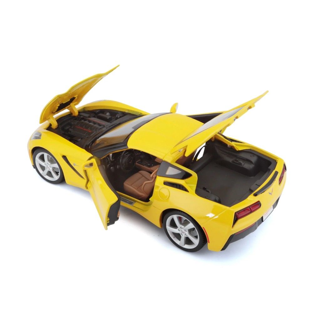 1/18 - Chevrolet Corvette Stingray (C7), Amarelo, 2014