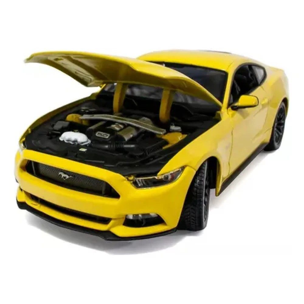 1/18 - Ford Mustang GT, Amarelo, 2015