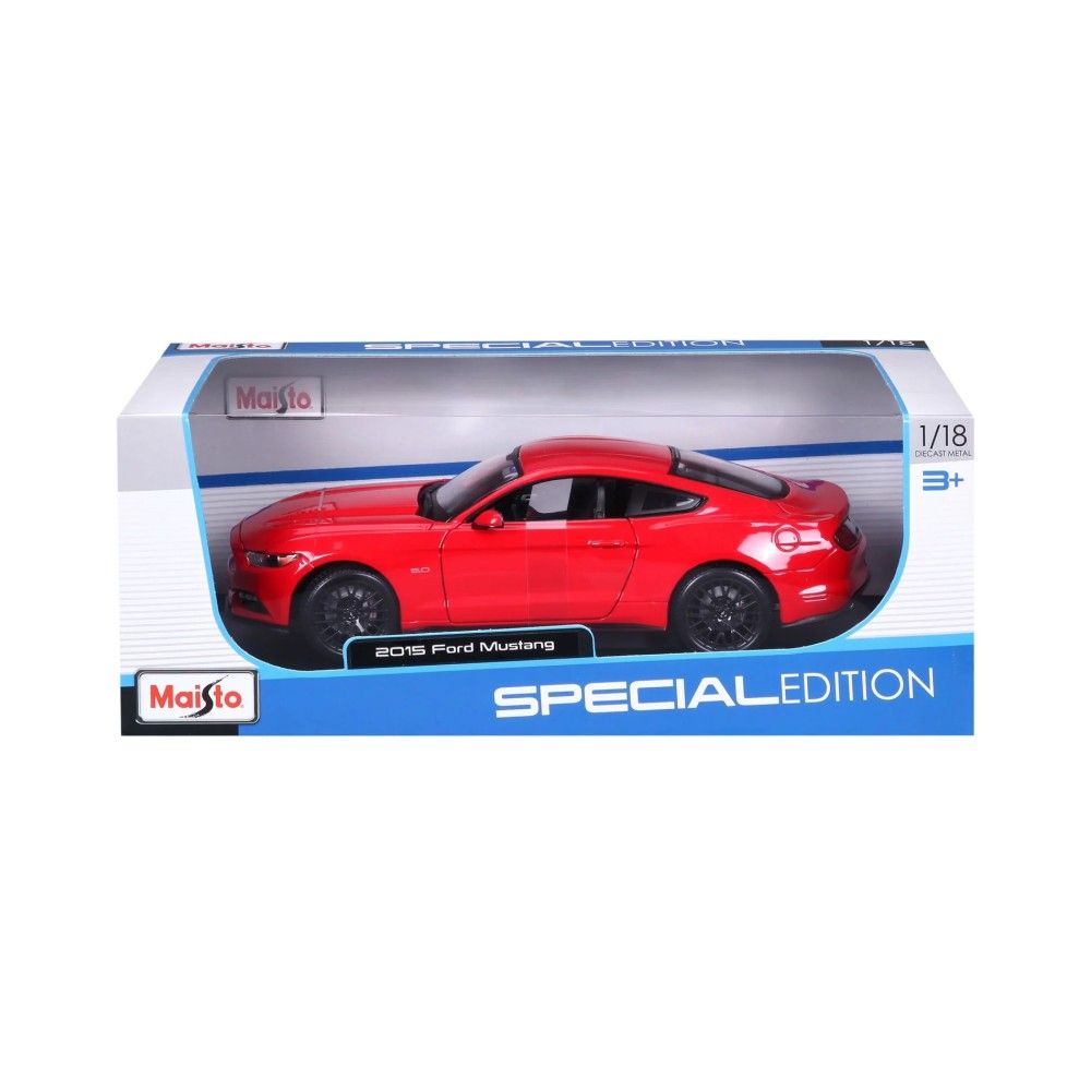 1/18 - Ford Mustang GT, Vermelho, 2015
