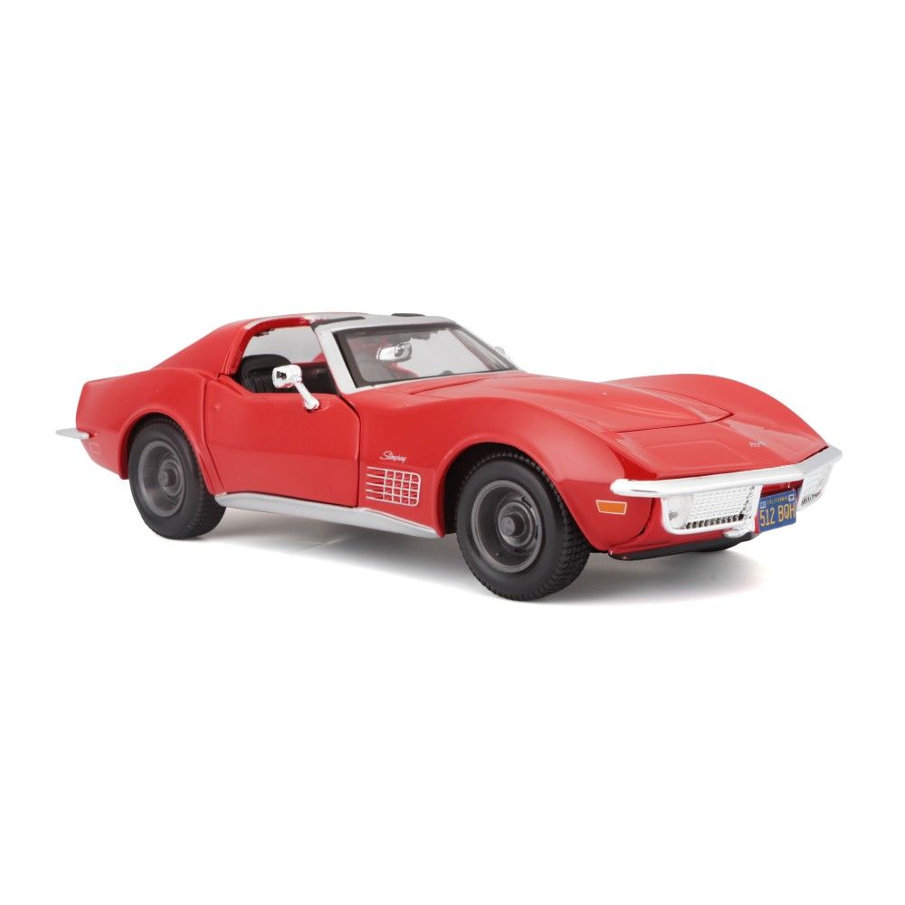 1/24 - Chevrolet Corvette , 1970, vermelho
