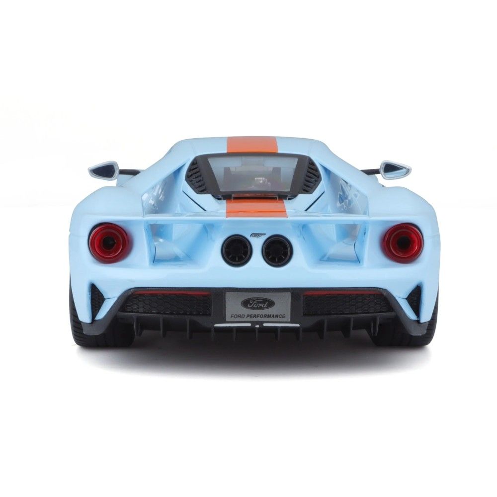 1/18 - Ford GT, Azul/Laranja, 2017