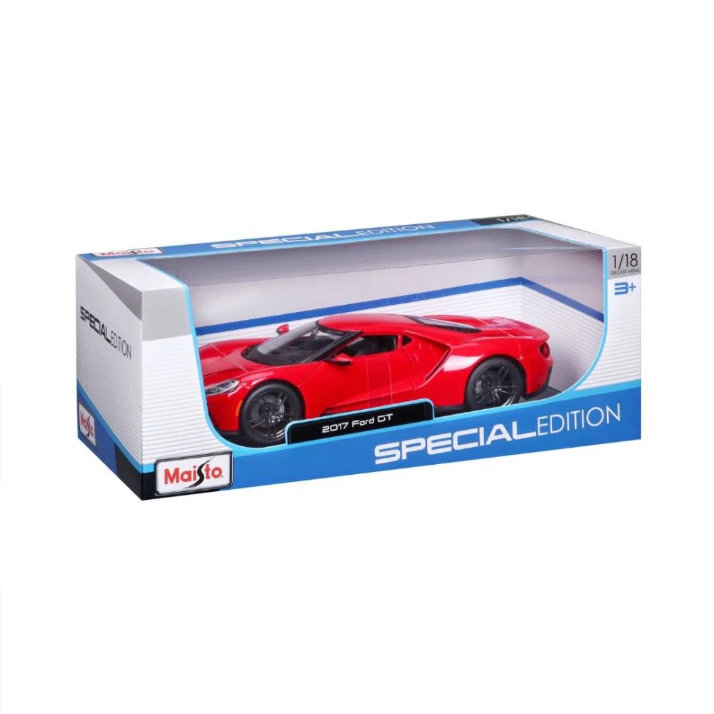 1/18 - Ford GT, Vermelho, 2017