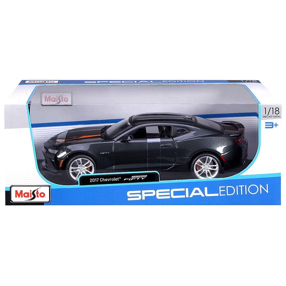 1/18 - Chevrolet Camaro 50ºth Ann, Cinza Escuro, 2017