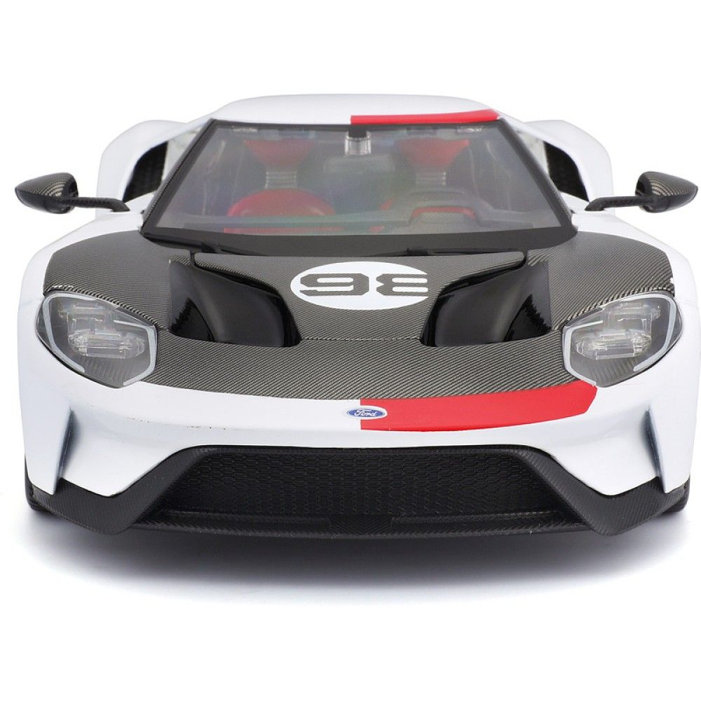 1/18 - Ford GT Heritage Edition, Branco, 2021