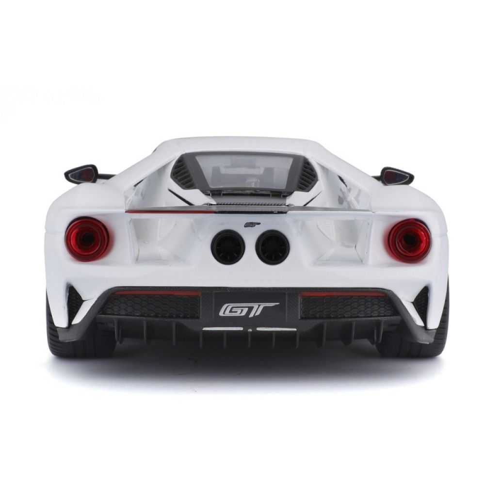 1/18 - Ford GT Heritage Edition, Branco, 2021