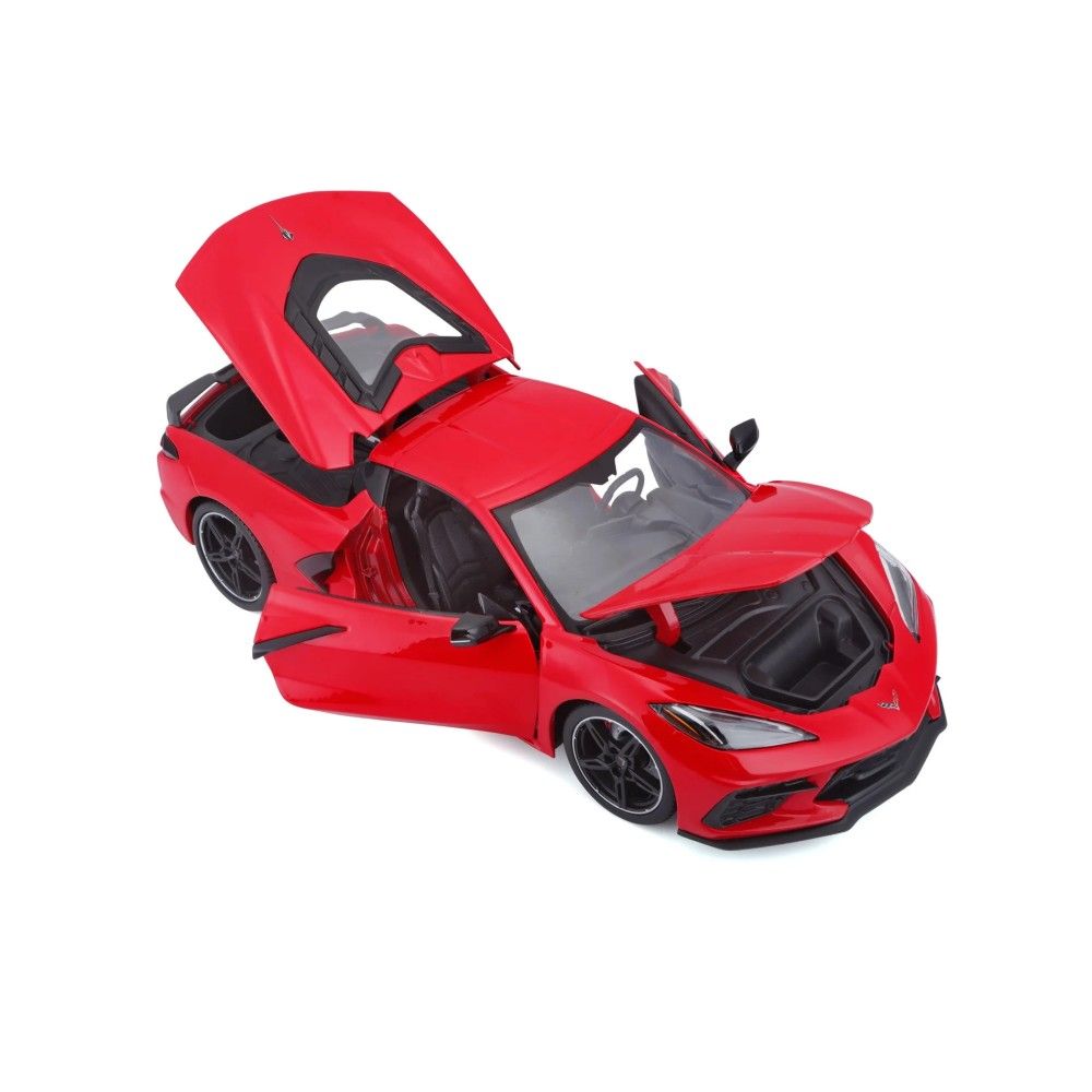 1/18 - Chevrolet Corvette C8 Stingray, Vermelho, 2020